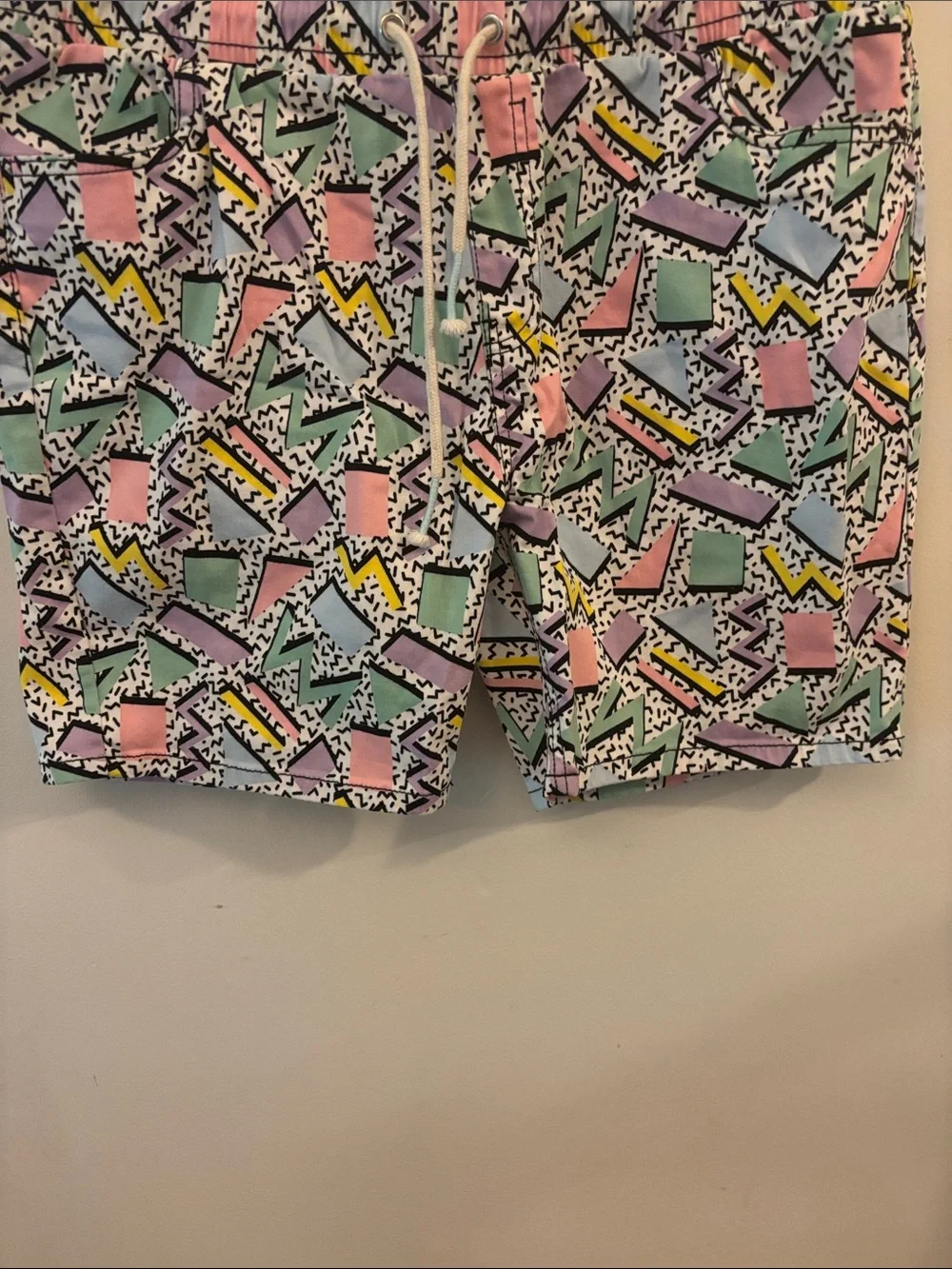 Oh Snap Drill Clothing Co 90s Retro Graphic Print Stretch Twill Shorts Men's XL